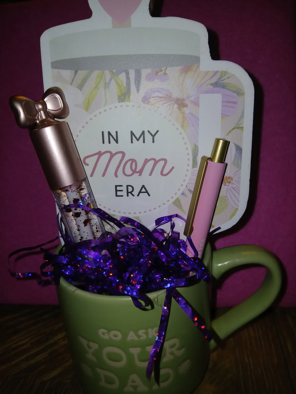 New Mommy Green Ceramic Mug Gift Set